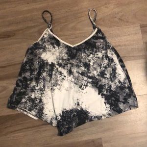 Cute Black and White Tank Top